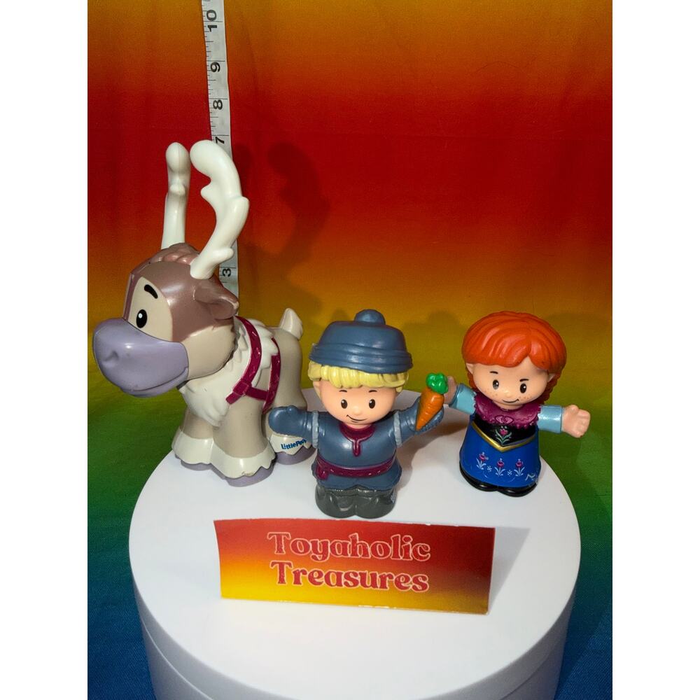 Fisher Price Little People Disney Frozen Anna Kristoff Sven Figures